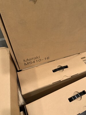 New Cisco Meraki MS410-16-HW Cloud Managed Network Switch UnClaimed, No License