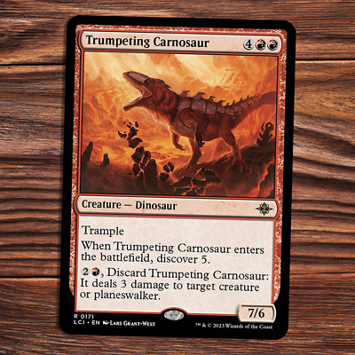 Trumpeting Carnosaur - NM - Lost Caverns of Ixalan - MTG | eBay
