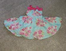 Cute Polly Flinders 2T Floral Dress Sleeveless Strap VIntage Summer Easter