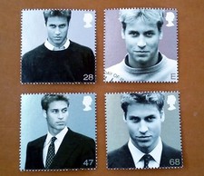 GB QEII Comm. Stamps. 2003 (SG 2381-84) 21st Prince William. Set from FDC