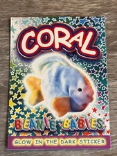 YOU PICK:  1999 Ty Beanie Babies Series 4 Glow in the Dark Sticker / Color your