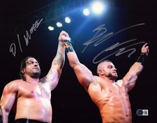 Brian Cage & El Mesias Signed 11x14 Photo BAS COA Lucha Libre AAA Impact Auto'd