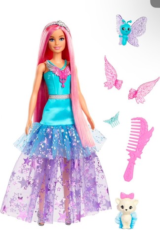 Barbie A Touch of Magic Puppe und 2 Haustiere Spielset Malibu NEU - Bild 3 von 6