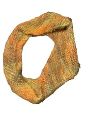 Fall Autumn Circular Infinity Scarf Soft Handmade Cowl