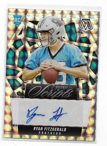 2025 Panini Mosaic #RS-RFD Ryan Fitzgerald Silver Prizm Rookie Scripts ...