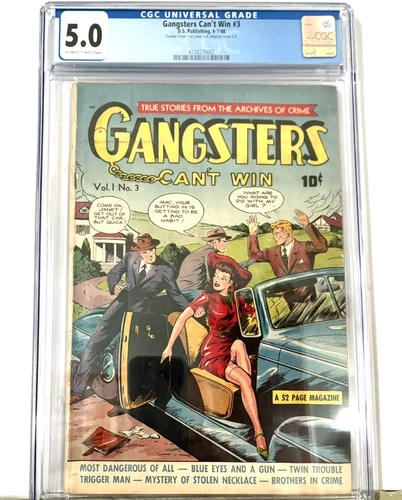 Pre Code Comic. 1948. CGC 5.0