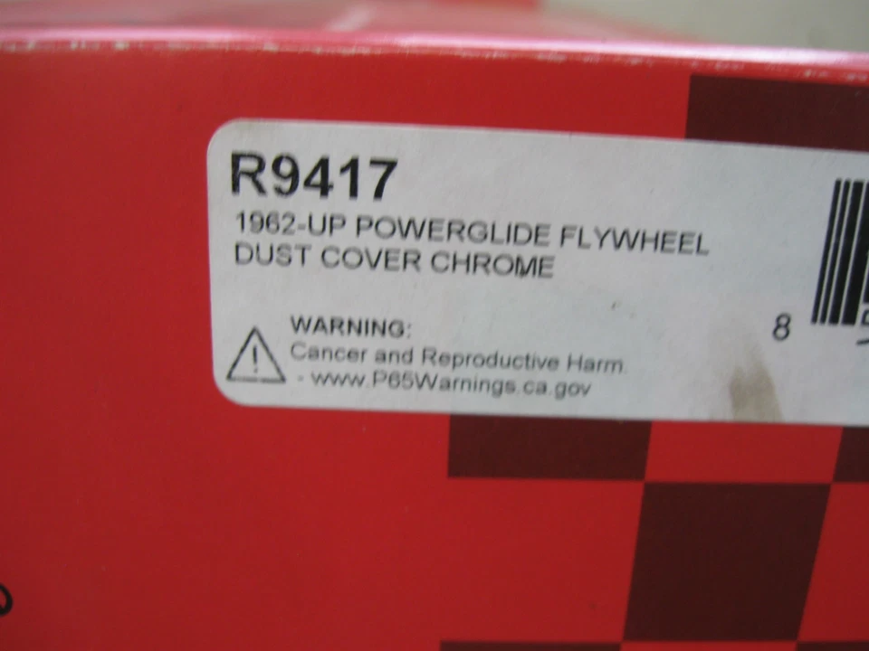 Racing Power Company RPC R9417 Chrome Powerglide Flywheel/Flexplate Dust Cover Foto 2 de 3