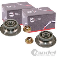 2X A.B.S. Radlager/Radnabe Mit ABS-RING Vorne Passend FüR Bmw 5 6 | 200675