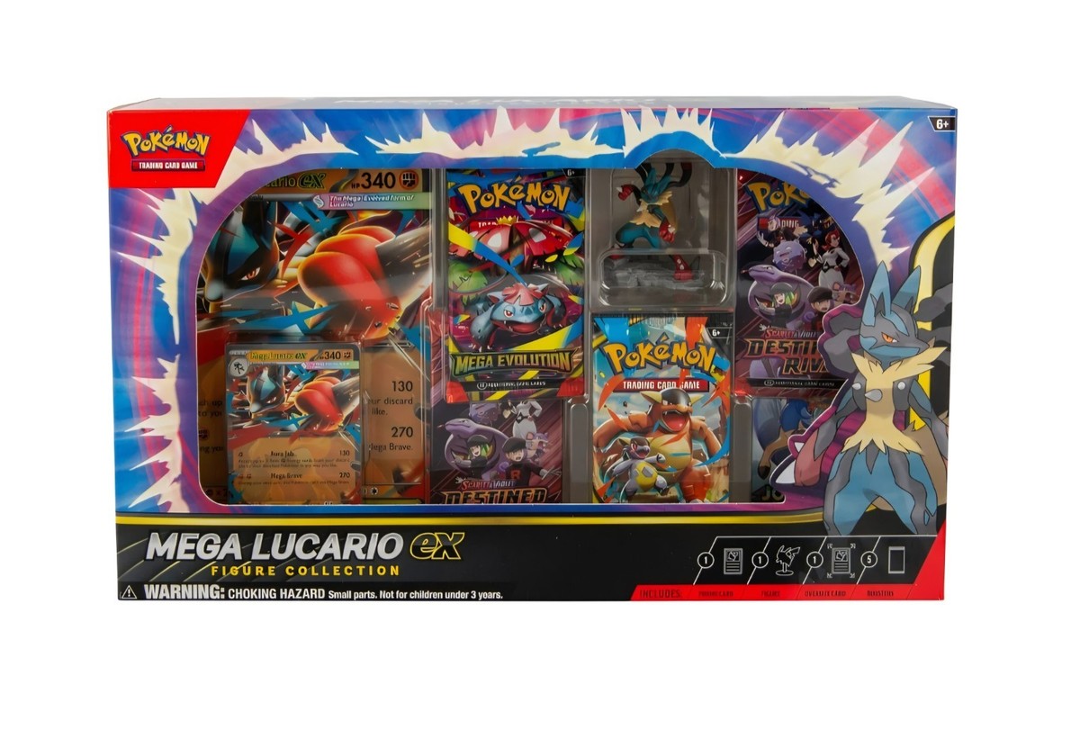 Pokemon TCG Mega Lucario ex Premium Figure Collection Box Factory