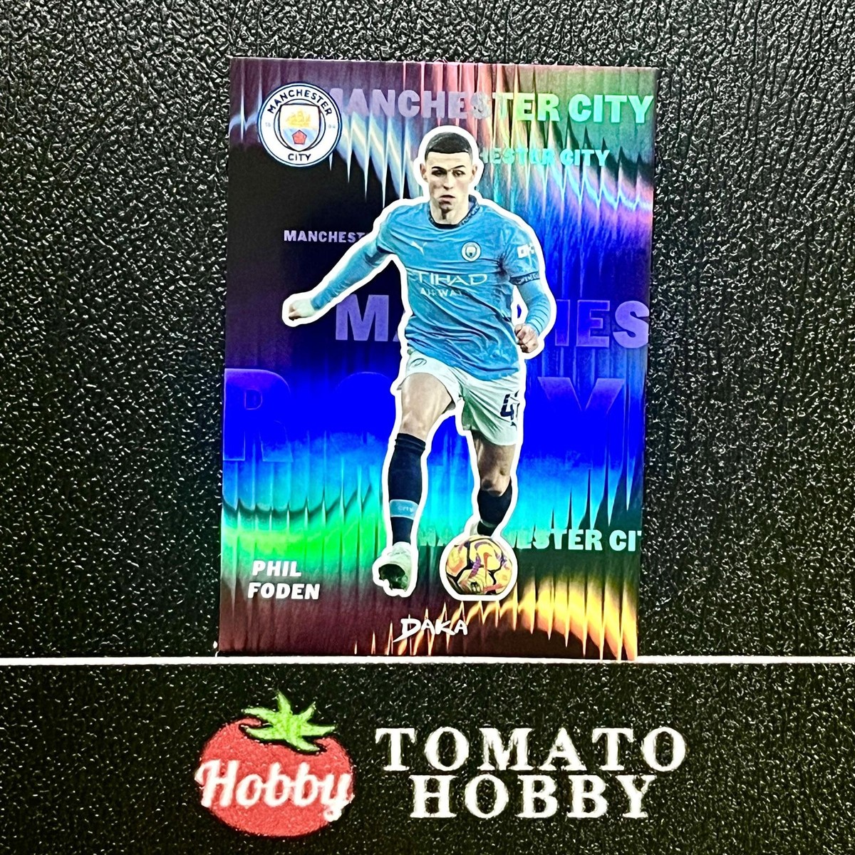 DAKA TOP AUDIENCE 2024-25 PHIL FODEN /199 PURPLE REFRACTOR FOREVER