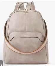 CLUCI Small Backpack for Women, Womens Backpack PU Backpack Purse for Women Leat