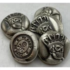 .5 oz MK BarZ "Reaper King " Hand Poured Round .999FS