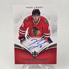 2010-11 Ultimate Collection Rookies 296/299 Nick Leddy #110 Auto 