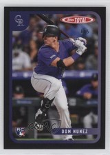 2020 Topps Total Black 1/5 Dom Nunez #405 3l1