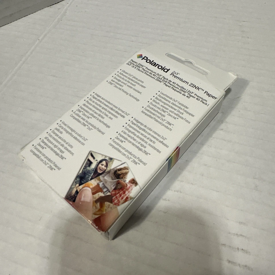Polaroid Premium ZINK Photo Paper 2 x 3" - Pack of 40 Sheets - Image 2 of 2