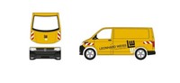 "Herpa 937252 - 1:87 Volkswagen T6.1 Kasten \"Leonhard Weiss\" - Neu"