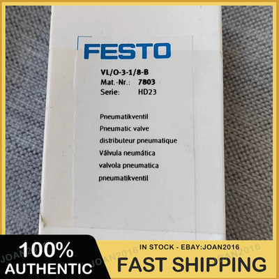 1PC New FESTO VL/O-3-1/8-B 7803 pneumatic control valve