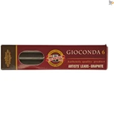 Graphite Leads 4B 5.6mm for Lead Holders Box of 6 for Artists Drawing