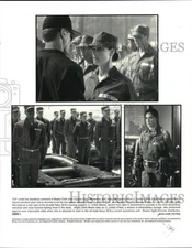 1997 Press Photo Demi Moore in "G.I. Jane" Movie Scenes - hcq28009