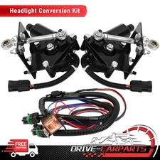 For C3 Corvette 68-82 Electric Headlight Motor Conversion Kit True Plug and Play