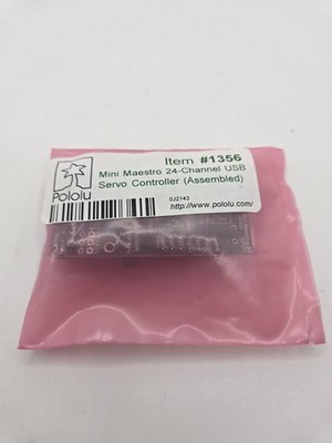 Pololu 1356 Mini Maestro 24-Channel USB Servo Controller Board Robotics Arduino