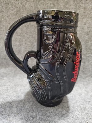 Budweiser King of Beers Golf Bag Stein 7  VTG 90s Golfcore Dad Gift New Open Box