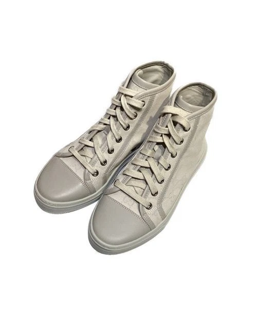 Baskets montantes en toile beige femme GUCCI GG pointure 426186