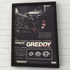 Vintage Ad Trust Parts Toyota 80s Turbocharger Mk1 Greddy Greedy