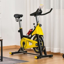 Image of Exercise Bike w/ 6kg Flywheel Belt Drive Resistance, Adjustable Seat & Handlebar