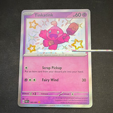 Tinkatink 165/091 Paldean Fates Shiny Rare Holo English 2024 60 HP on eBay