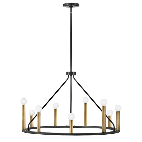 Medium Single Tier Chandelier - Picture 1 of 3
