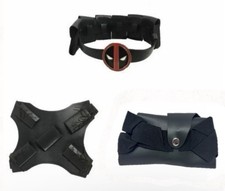 3pc Deadpool Wade Wilson Cosplay Costume Accessories For Halloween  More