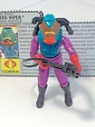 VINTAGE GI JOE ARAH COBRA TOXO-VIPER COMPLETE WITH CARD HASBRO