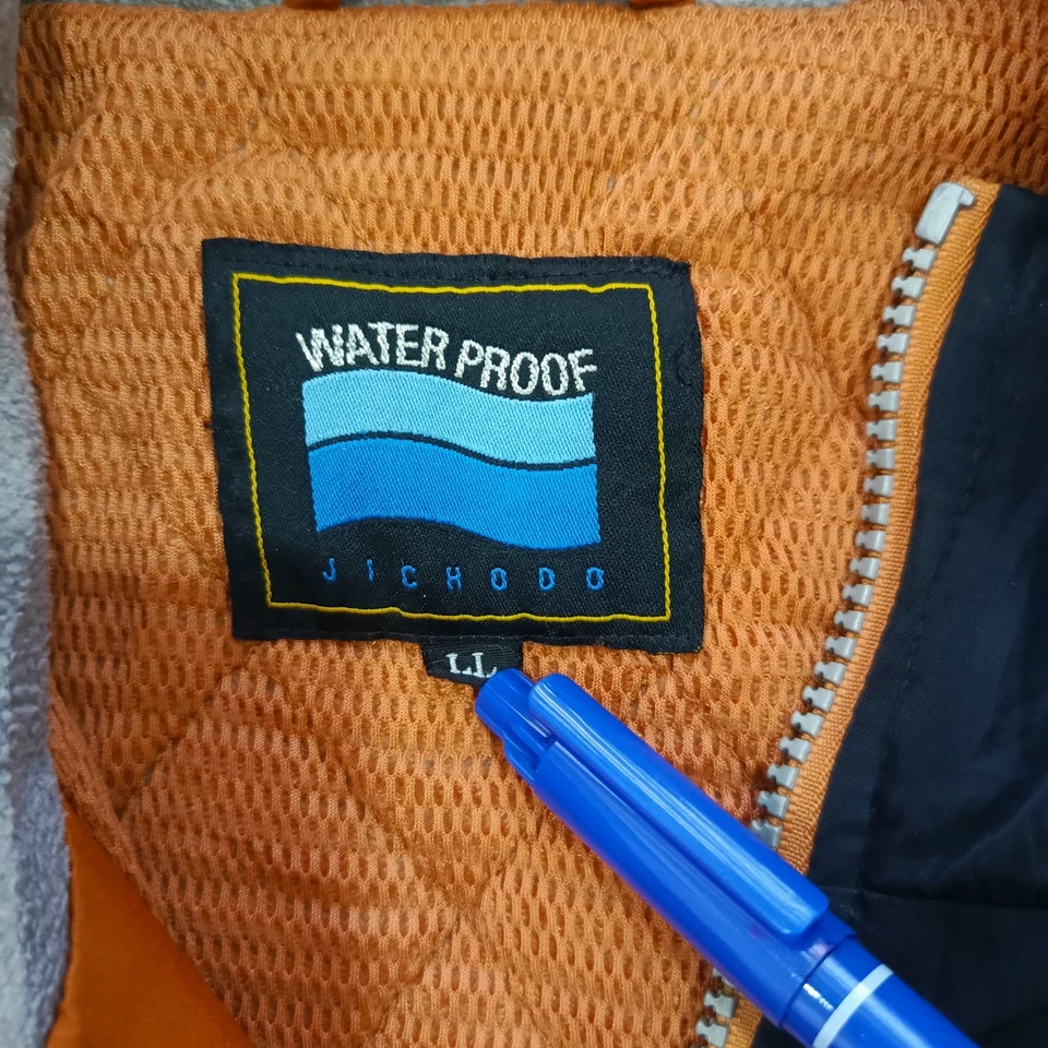 WATERPROOF Brand Parka Jacket Outdoor Jacket Full Zipper Size XL Black Pit27 - Image 3 of 4