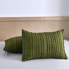 King Pillow Shams 2 Pack King Size Pillowcases Soft Microfiber Geometric Striped