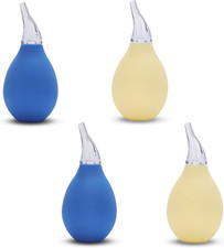 4 Pc Nasal Aspirator Bulb Syringe for Baby