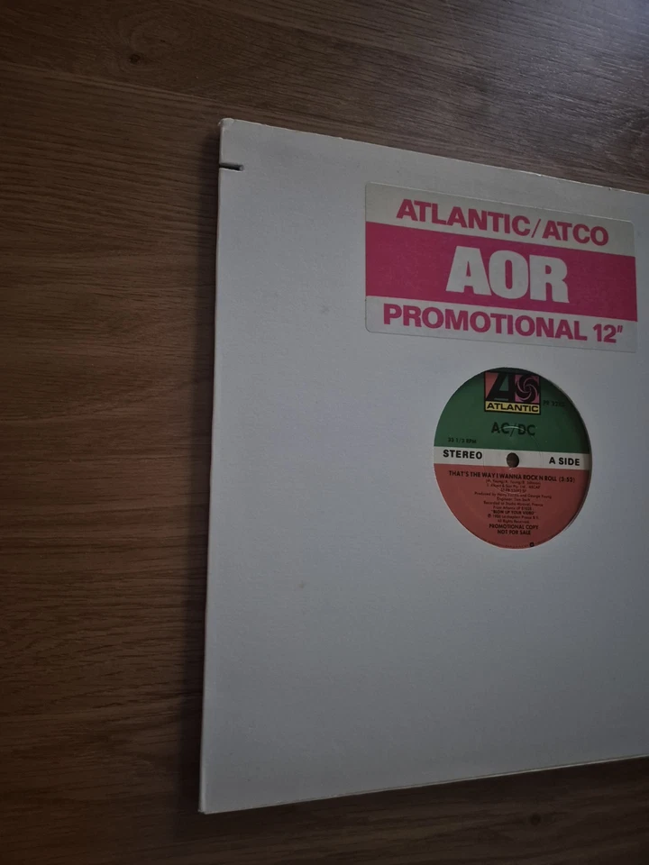 AC/DC That's The Way I Wanna Rock N Roll 12" Single Promo Sampler US 1988  - Image 2 of 4