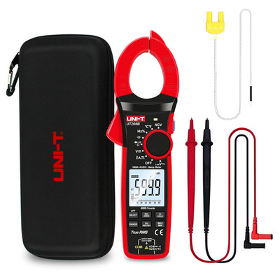 Digital Clamp Meter UT208B Inrush Current AC/DC 1000A TRMS HVAC Volt Amp Ohm Met