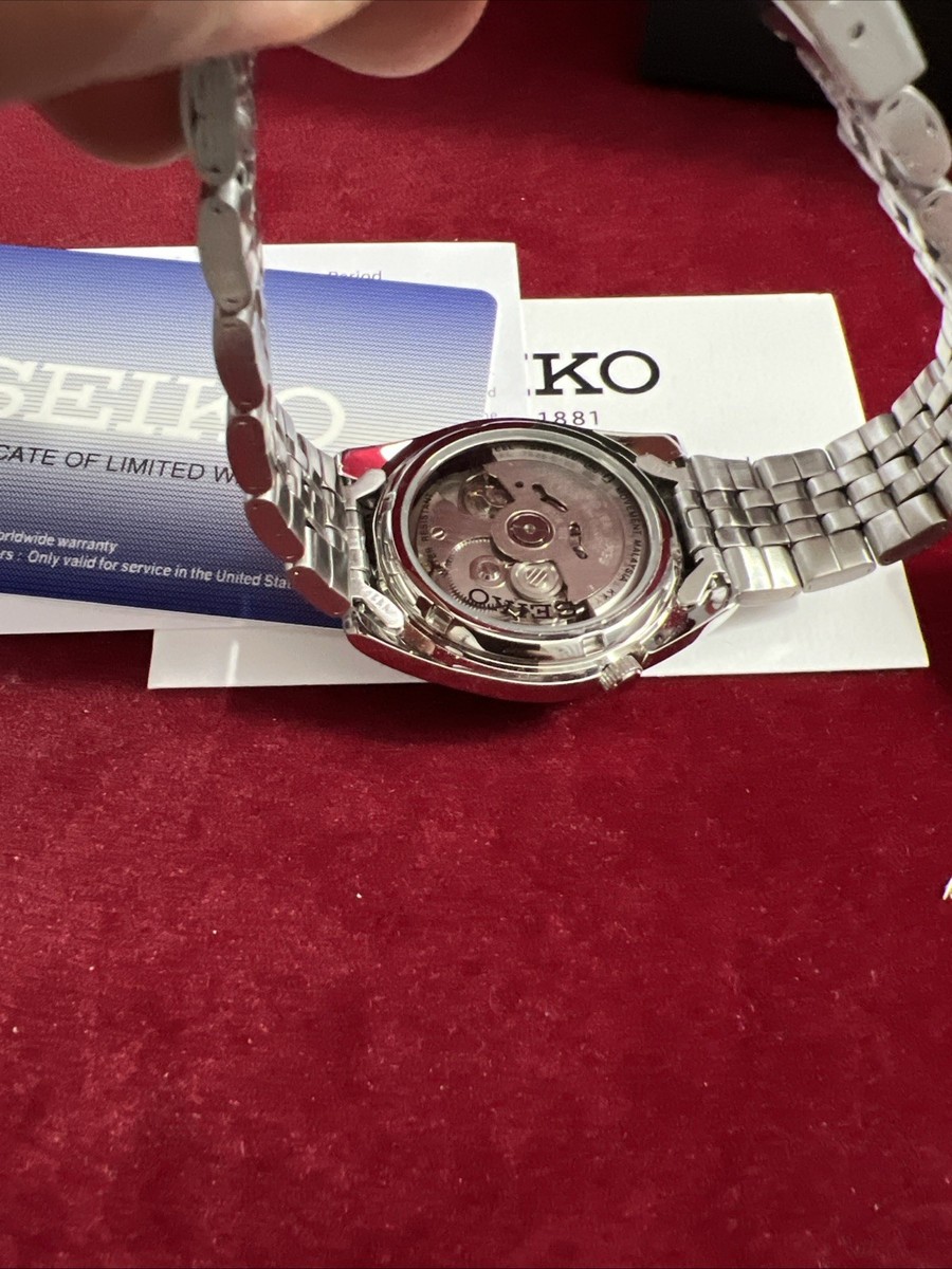 Seiko 5 Sports SNK357 Black Day Date Men Automatic Watch 7S26-01V0