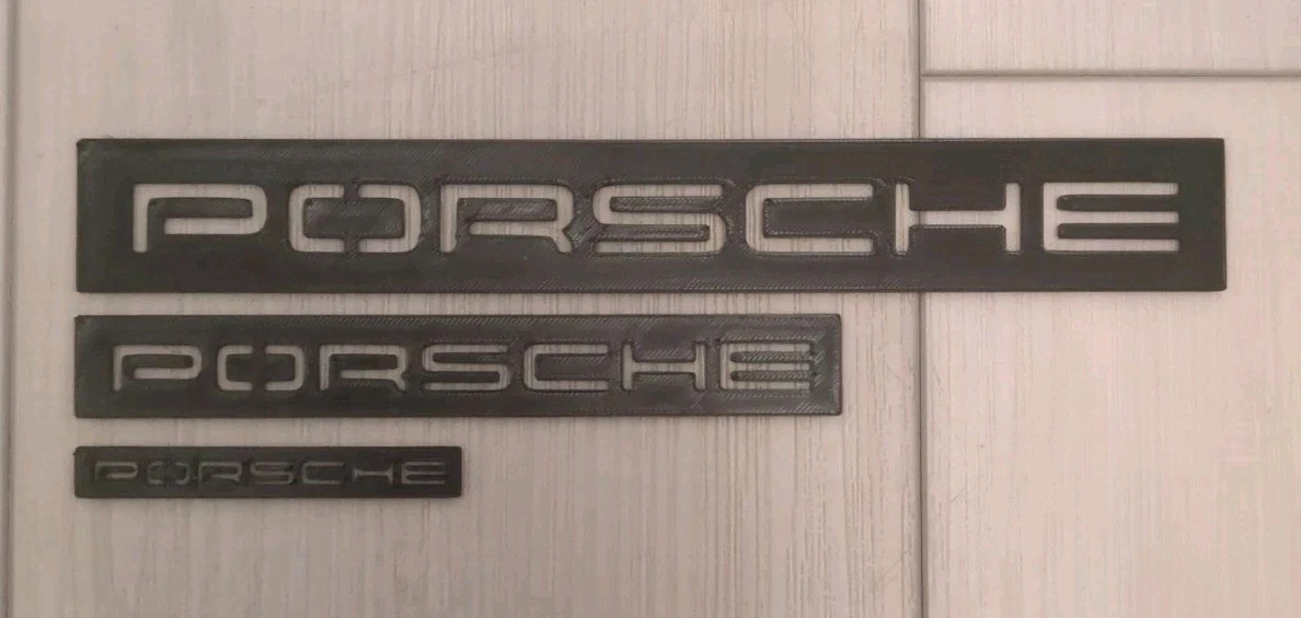 Porsche Logos Stencil Sets - 3 Sizes - 3