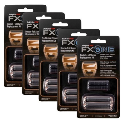 5-Pack BaByliss Pro FXONE Double Foil Shaver Replacement Foil and Cutter