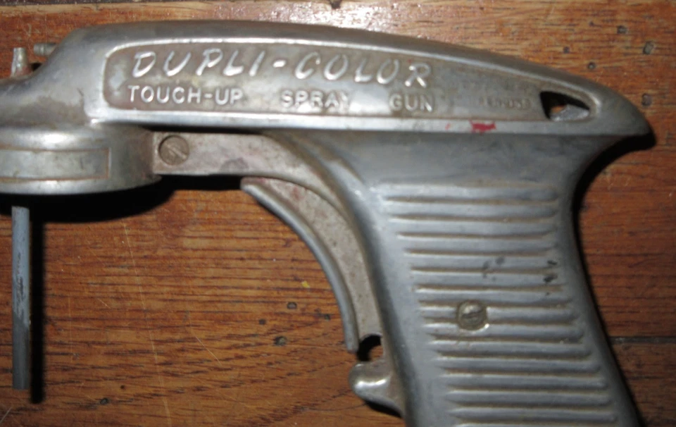 Pistola de pintura en aerosol de retoque de doble color de colección modelo A herramienta de taller de carrocería Foto 2 de 4