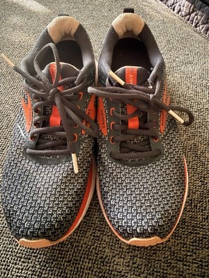 Brooks Adrenaline GTS Women's Running Shoes Black Orange White Mesh Low Top
