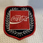 VINTAGE ENJOY COCA COLA DRIVERS UNIFORM EMBROIDERED PATCH WREATH 3 1/2x3 1/2