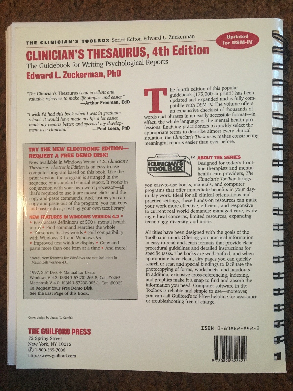 The Clinician's Toolbox Ser. Clinician's Thesaurus The Guidebook for