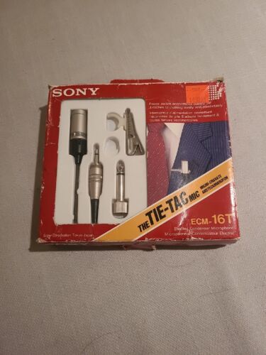 Microphone à condensateur Sony ECM-16T Electret - Photo 1 sur 6