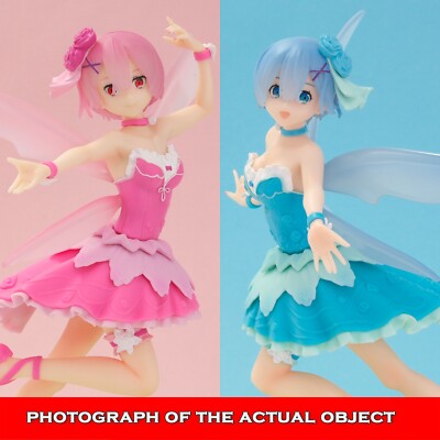 Re Zero  Figure rem　ramu  Anime japan Figure fairy　rem set of 2