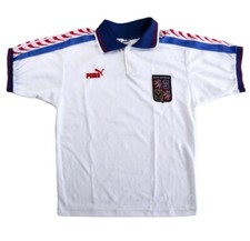 Czech Republic 1996/98 Puma Away Football Shirt XS 90s Vintage Soccer Jersey