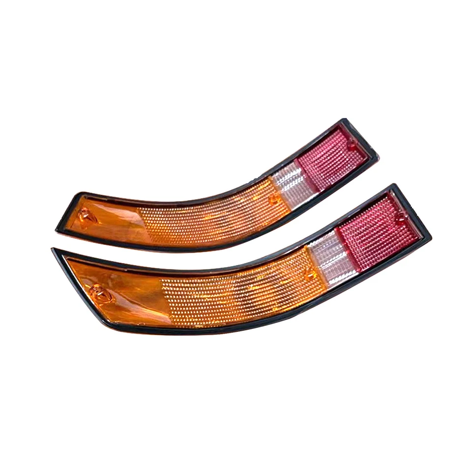 LH and RH Rear Tail Light Lens Reproduction W/ Hardware For Porsche 911 912 - Image 3 of 4