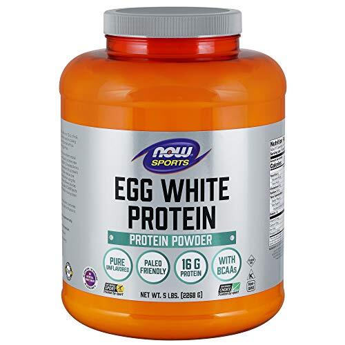NOW FOODS Egg White Protein Unflavored Powder 5 lbs. - Picture 4 of 4